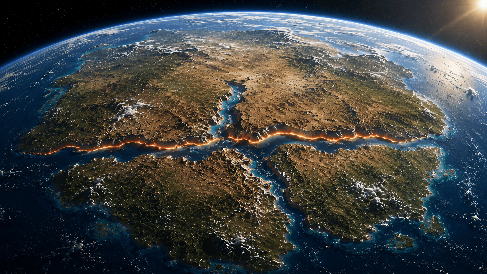 When All Continents Were One: Continental Drift Theory